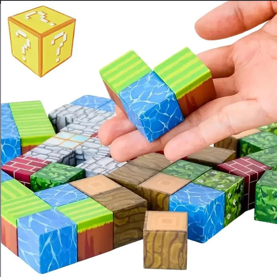 MIKNATISLI MINECRAFT BLOK OYUNU – ÇOCUKLAR İÇİN YAPI SETİ