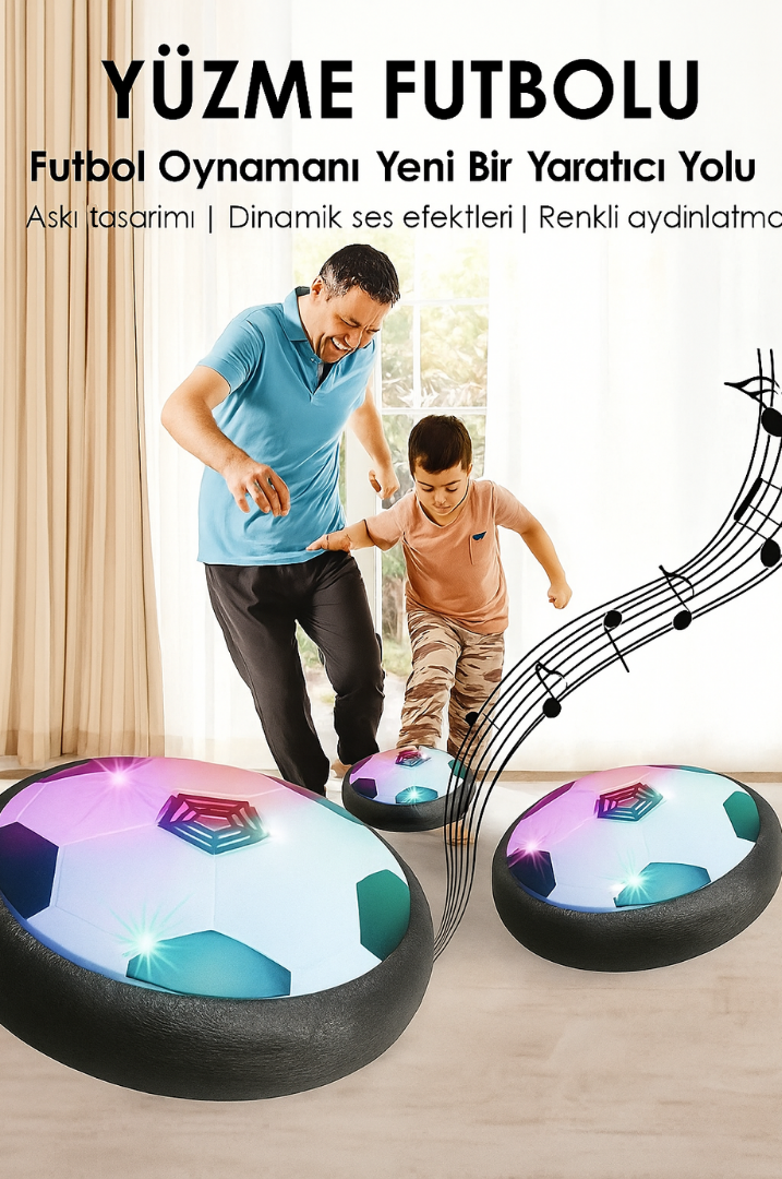Zeminde yüzen Futbol Topu