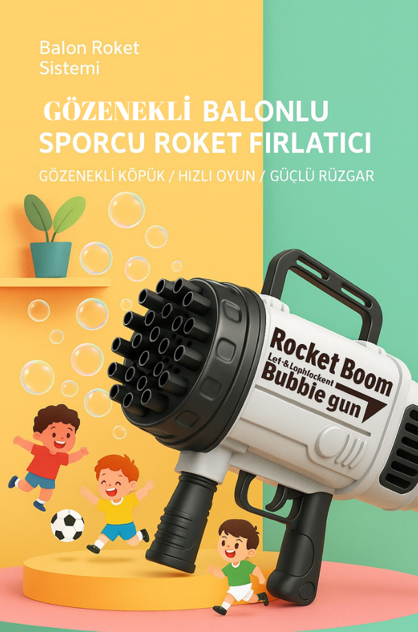 Bazuka Baloncuk Tabancası