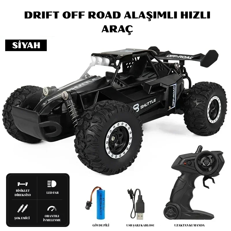 DRIFT OFF-ROAD UZAKTAN KUMANDALI ARABA