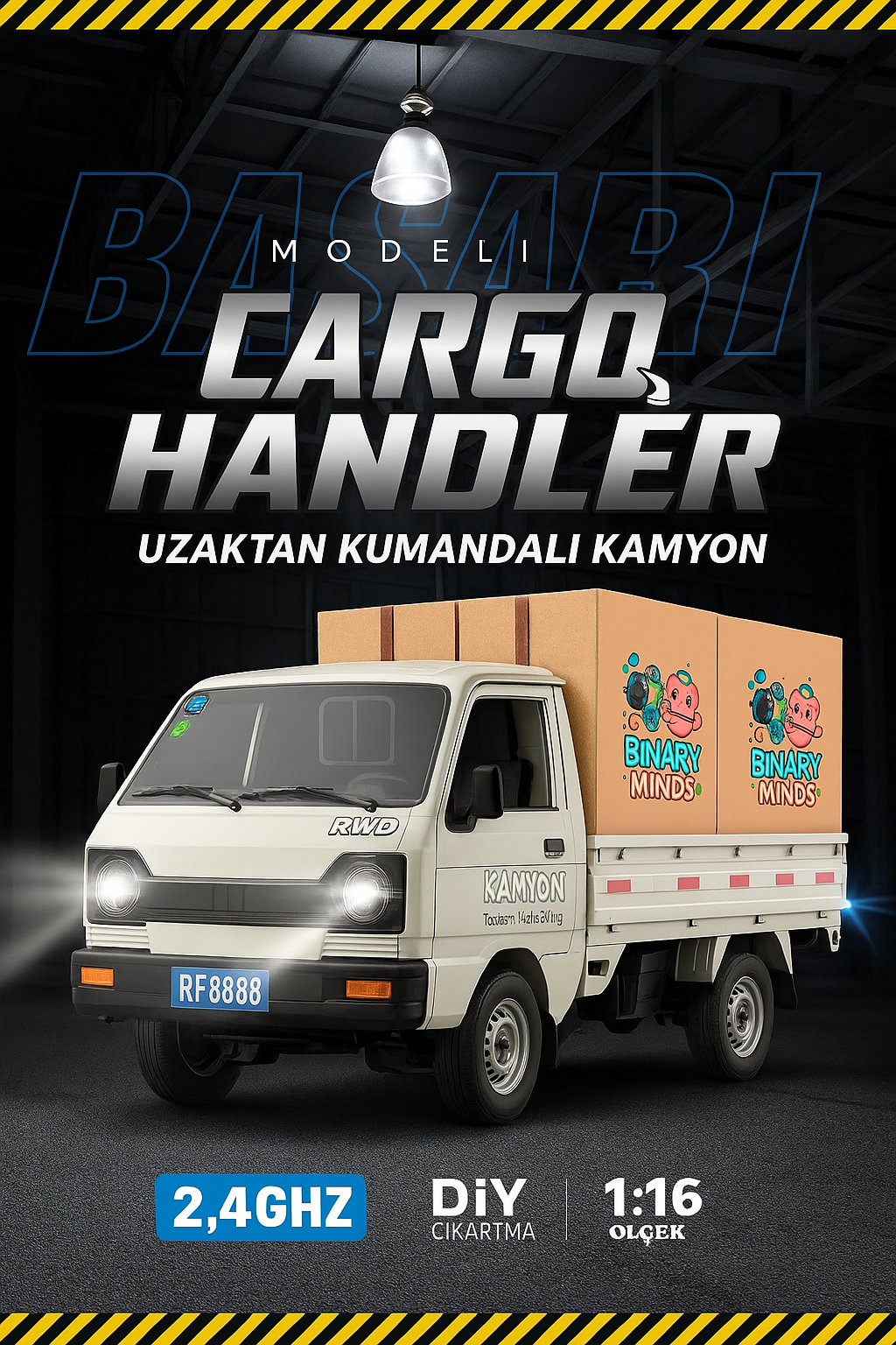 UZAKTAN KUMANDALI KARGO KAMYONU