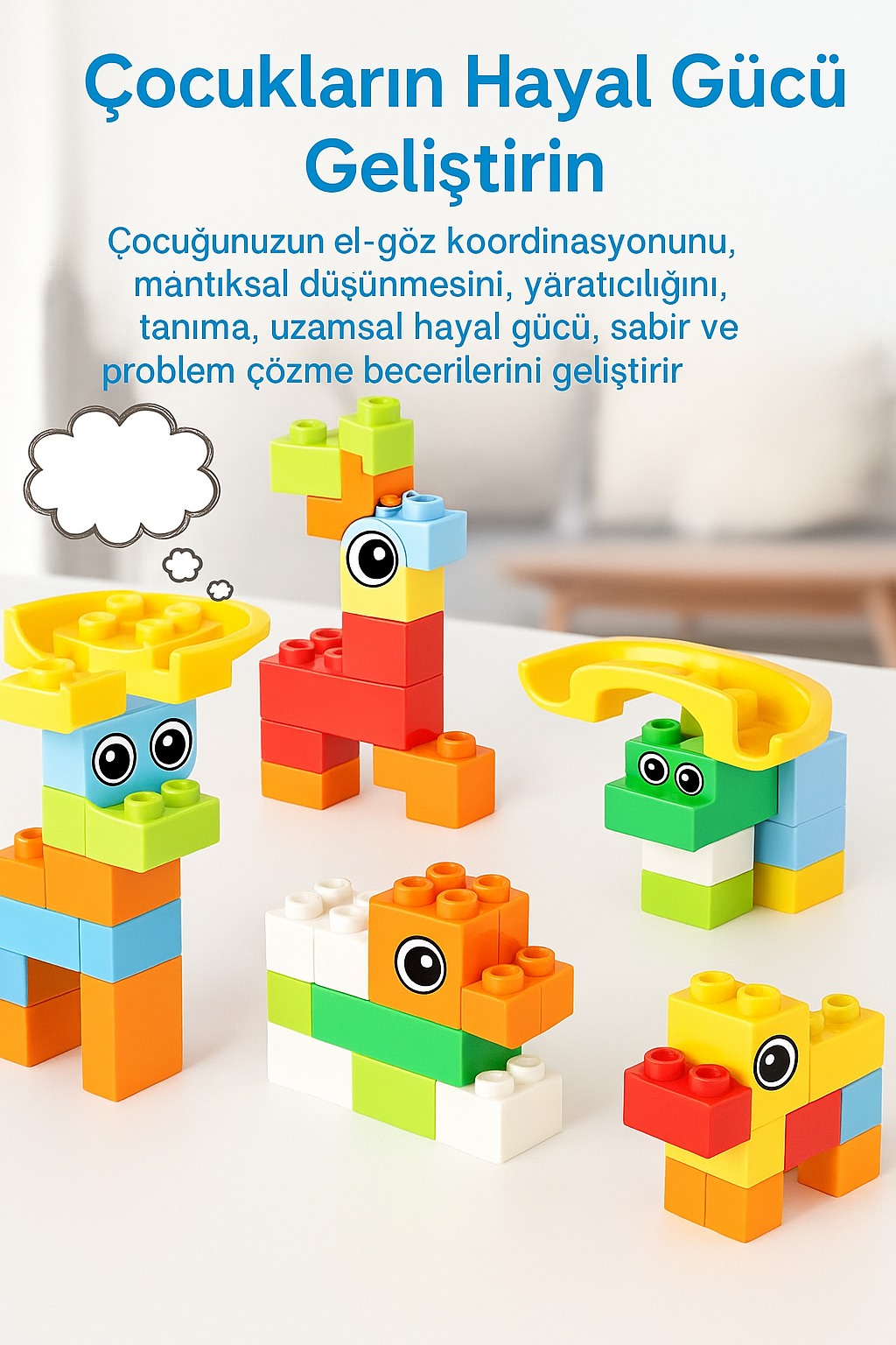 MINI PARÇALI YAPI BLOKLARI – 168 PARÇA RENKLİ LEGO UYUMLU SET