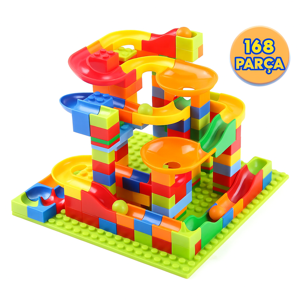 MINI PARÇALI YAPI BLOKLARI – 168 PARÇA RENKLİ LEGO UYUMLU SET