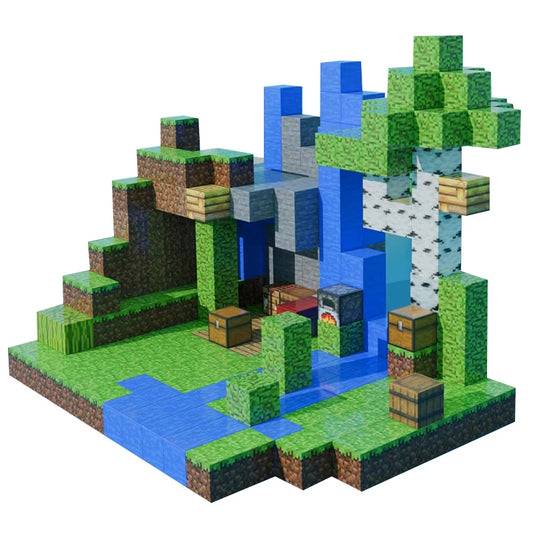 MIKNATISLI MINECRAFT BLOK OYUNU – ÇOCUKLAR İÇİN YAPI SETİ
