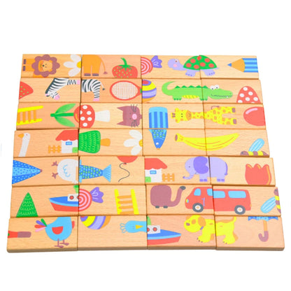 Zeka Blokları – Eğlenceli Ahşap Domino Seti