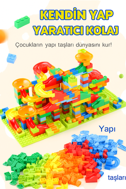 MINI PARÇALI YAPI BLOKLARI – 168 PARÇA RENKLİ LEGO UYUMLU SET