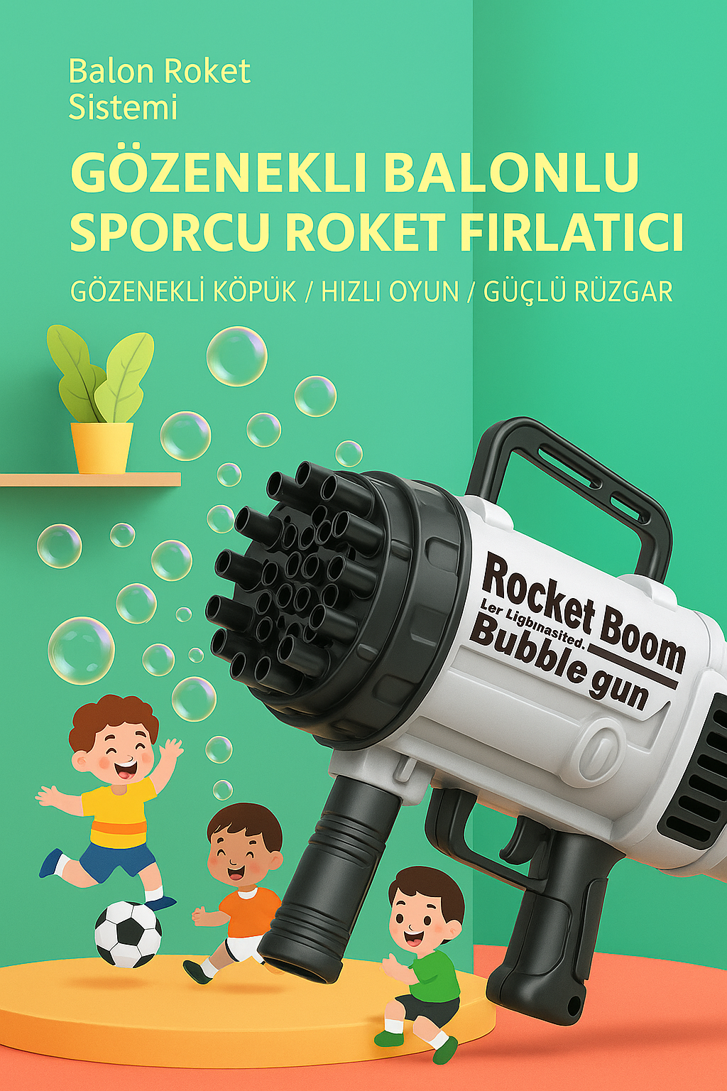 Bazuka Baloncuk Tabancası