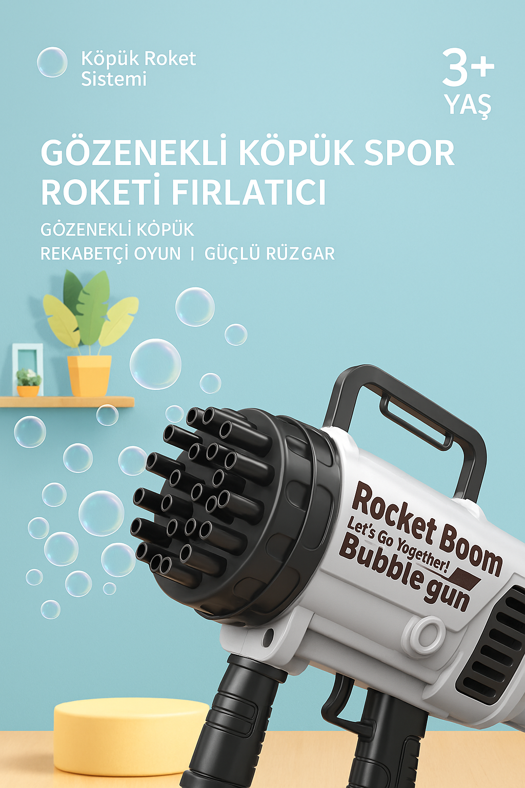 Bazuka Baloncuk Tabancası