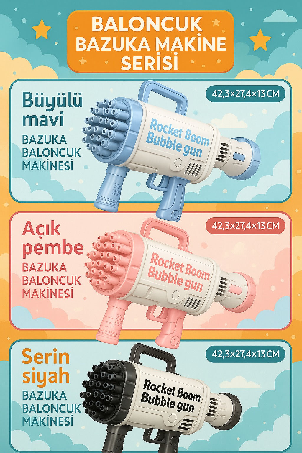 Bazuka Baloncuk Tabancası